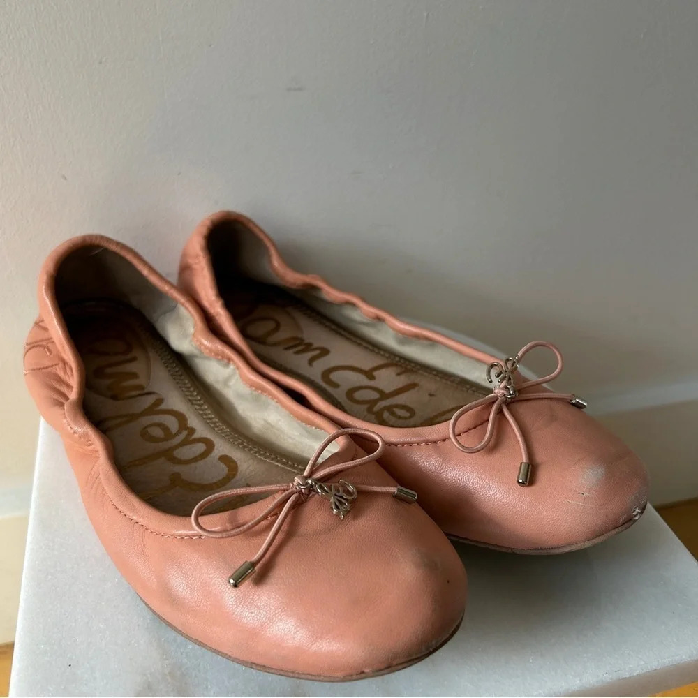 Sam Edelman‎ Felicia ballerina flats - light coral  7